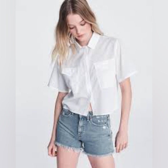 Rag and Bone Joon Rayon Shirt - Picture 1 of 5